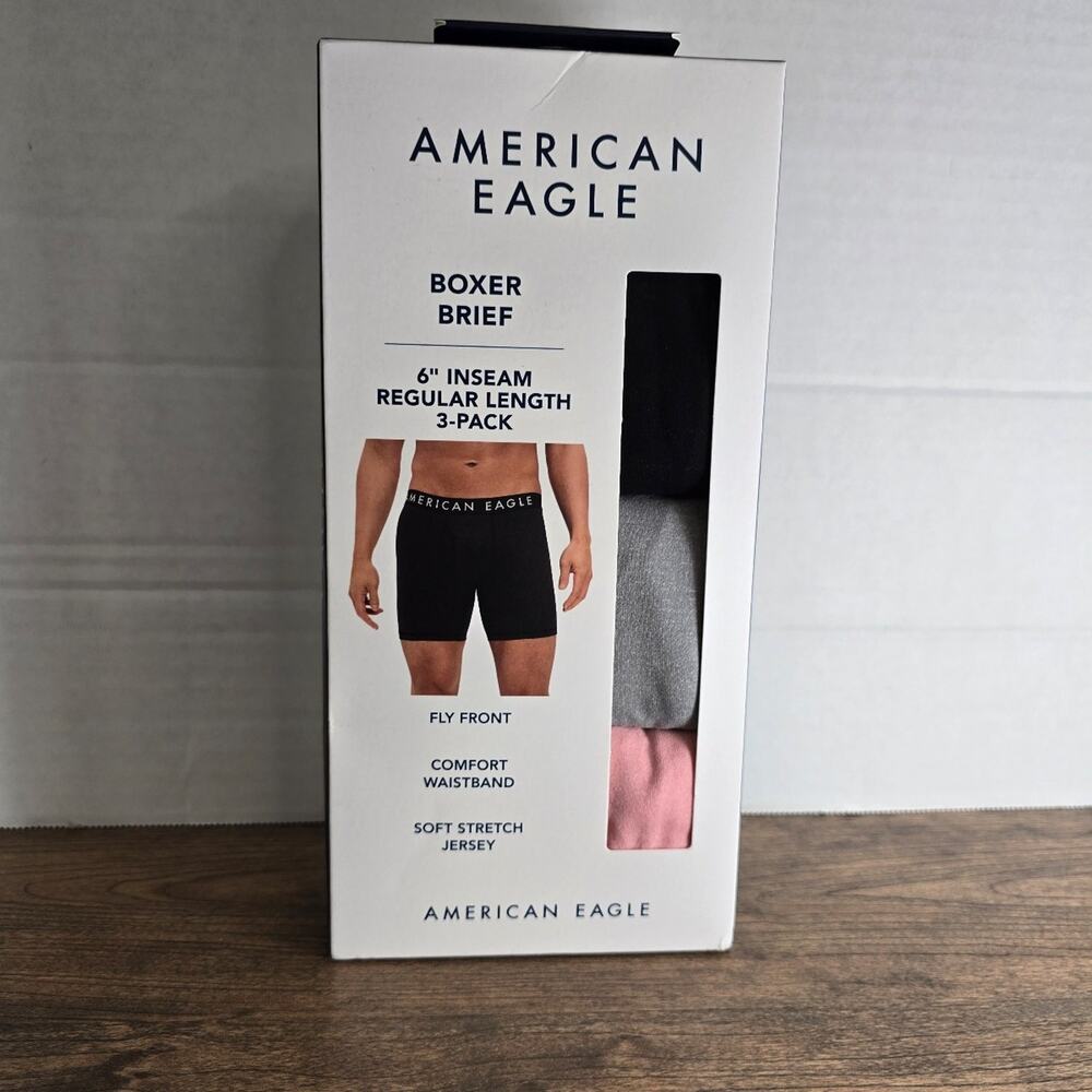 American Eagle Men's Boxer Briefs 3-Pack size small NWT